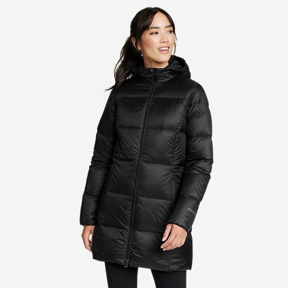 EDDIE BAUER Black Women’s Luna Park Down Parka | Large